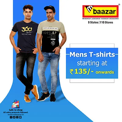 MBaazar - Men's Tshirts - Social Media Post by TechShu