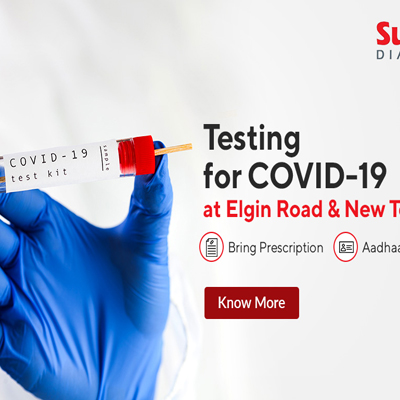 Suraksha Diagnostics - Covid Testing - Social Media Post by TechShu