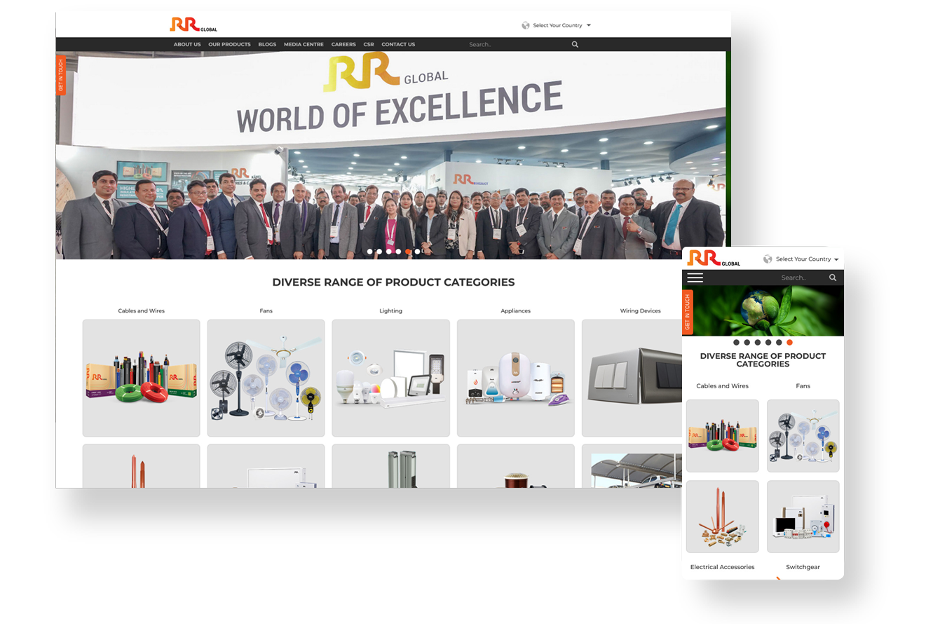 RR Global - Website Development by TechShu
