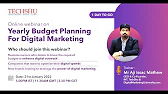 Yearly Budget Planning For Digital Marketing - Techshu Webinar